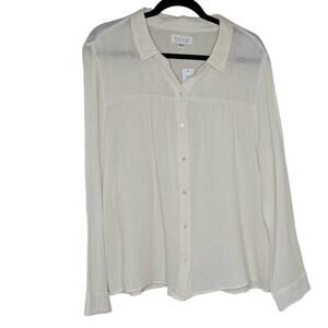 Velvet - Graham & Spencer Gauze Top - Size L - NWT